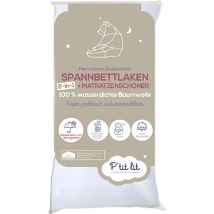 Housse de Matelas P'tit Lit Blanc 2 en 1 - Linge de Bébé - Publicité Housse de Matelas P'tit Lit Blanc 2 en 1 - Linge de Bébé - Publicité