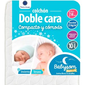 Matelas bébé Babysom 70x140cm - Réversible Été/Hiver - Anti-acariens - Oeko-Tex - Publicité Matelas bébé Babysom 70x140cm - Réversible Été/Hiver - Anti-acariens - Oeko-Tex - Publicité