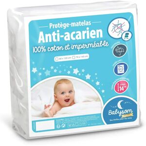 Babysom Modèle 60x120cm - Protège-matelas bébé imperméable et anti-acariens - Publicité Babysom Modèle 60x120cm - Protège-matelas bébé imperméable et anti-acariens - Publicité