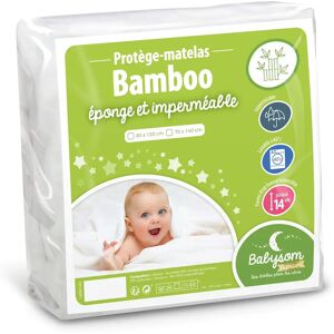 Protège Matelas Bambou Babysom - 70x140cm - Imperméable & Respirant - Oeko-Tex - Publicité Protège Matelas Bambou Babysom - 70x140cm - Imperméable & Respirant - Oeko-Tex - Publicité