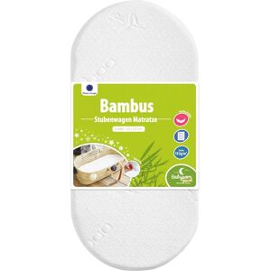 Matelas de Couffin Babysom en Bambou - 72x32cm - Blanc - 4cm d'épaisseur - Publicité Matelas de Couffin Babysom en Bambou - 72x32cm - Blanc - 4cm d'épaisseur - Publicité