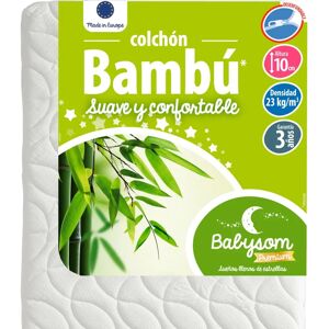 Matelas bébé en bambou Babysom - 70x140 cm, Détachable, Lavable - Publicité Matelas bébé en bambou Babysom - 70x140 cm, Détachable, Lavable - Publicité