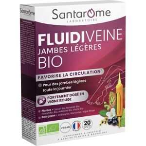 Santarome Bio Jambes Légères Ampoules - Complément alimentaire - Publicité Santarome Bio Jambes Légères Ampoules - Complément alimentaire - Publicité