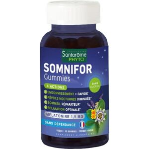 Santarome Bio Somnifor Gomme Vegane - Soutien au Sommeil - Publicité Santarome Bio Somnifor Gomme Vegane - Soutien au Sommeil - Publicité