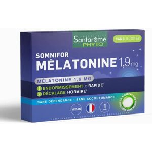 Santarome Somnifor Mélatonine 1,9 mg - Sommeil - 30 Comprimés - Publicité Santarome Somnifor Mélatonine 1,9 mg - Sommeil - 30 Comprimés - Publicité