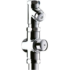 Kit de chasse WC Delabie - Fixation murale, temporisation 7s, Chrome - Publicité Kit de chasse WC Delabie - Fixation murale, temporisation 7s, Chrome - Publicité