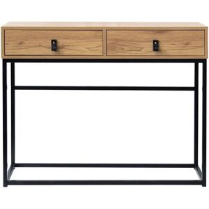 Calicosy JILL 100x81x35cm - Console moderne à 2 tiroirs - Publicité Calicosy JILL 100x81x35cm - Console moderne à 2 tiroirs - Publicité