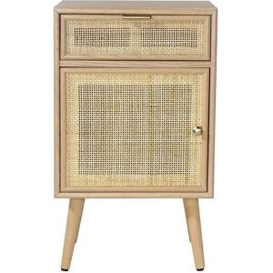 Calicosy A71cm Beige Nightstand - Rattan Natural Calicosy A71cm Beige Nightstand - Rattan Natural