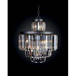 Signature - Grey glass metal 52cm - Pendant lamp Signature - Grey glass metal 52cm - Pendant lamp