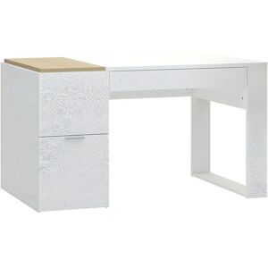 Calicosy 140cm Bureau met Opbergruimte - Wit Calicosy 140cm Bureau met Opbergruimte - Wit