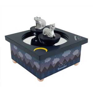 Boîte à musique en bois Trousselier Cerf Ours - Pour bébé 1-4 ans Boîte à musique en bois Trousselier Cerf Ours - Pour bébé 1-4 ans