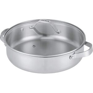 Beka Cicla RVS 24cm Grote Pan met Glazen Deksel Beka Cicla RVS 24cm Grote Pan met Glazen Deksel