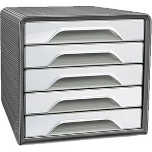 Modulo da Scrivania con 5 Cassetti Riciclati CEP - Spazio di archiviazione Modulo da Scrivania con 5 Cassetti Riciclati CEP - Spazio di archiviazione