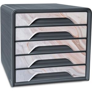 CEP Marble Pink 5 Drawer Mineral Storage - Storage Drawer CEP Marble Pink 5 Drawer Mineral Storage - Storage Drawer