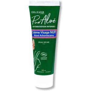 Crème Nuit Hydratante Pur Aloé - Bio, Vegan, 50ml - Publicité Crème Nuit Hydratante Pur Aloé - Bio, Vegan, 50ml - Publicité