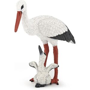 Papo Cigüeña y Polluelo - Figura Coleccionable - 8cm - Juguete Papo Cigüeña y Polluelo - Figura Coleccionable - 8cm - Juguete