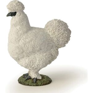 Papo 51169 White Farmyard Silkie Chicken - Collectible Figure Papo 51169 White Farmyard Silkie Chicken - Collectible Figure