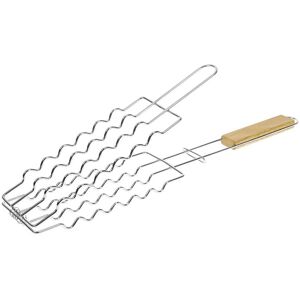 I LOVE BBQ Grill double pour saucisses - Accessoire pour barbecue - Publicité I LOVE BBQ Grill double pour saucisses - Accessoire pour barbecue - Publicité