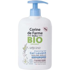 Gel Nettoyant Bébé BIO de Corine de Farme - 2-en-1 pour corps et cheveux - Publicité Gel Nettoyant Bébé BIO de Corine de Farme - 2-en-1 pour corps et cheveux - Publicité