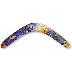 Boomerang Fan Aboriginal Right - 28cm, 85g, 30m - boomerang Boomerang Fan Aboriginal Right - 28cm, 85g, 30m - boomerang