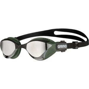 Arena Cobra Tri Swipe Mirror Goggles - Silver/Army - Swimming Goggles Arena Cobra Tri Swipe Mirror Goggles - Silver/Army - Swimming Goggles