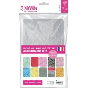Set de Plaques de Texture Fimo - 17,5x12,5cm - 10 pièces - Publicité Set de Plaques de Texture Fimo - 17,5x12,5cm - 10 pièces - Publicité