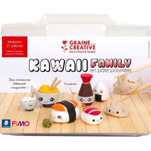 Graine Créative Kit de Pâte Polymère - Ma Boîte à Sushi Kawaii - Publicité Graine Créative Kit de Pâte Polymère - Ma Boîte à Sushi Kawaii - Publicité