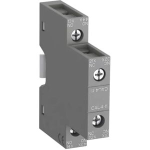 ABB CAL4-11 Hjælpekontakt - 1NO+1NC - Grå ABB CAL4-11 Hjælpekontakt - 1NO+1NC - Grå