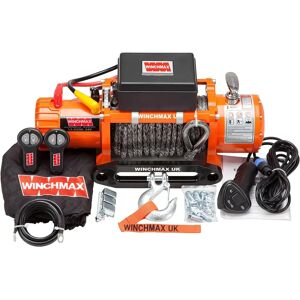 WINCHMAX 13500lb 24V Electric Winch - Recovery, Synthetic Rope, Wireless Remote WINCHMAX 13500lb 24V Electric Winch - Recovery, Synthetic Rope, Wireless Remote