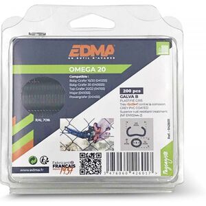 Edma 042601 Grijze Overspanklem - 1000 stuks Edma 042601 Grijze Overspanklem - 1000 stuks
