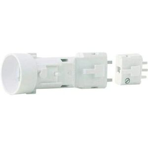 L'EBENOID Ebenoid 045231 Prise électrique - Blanc - E27 - 75W Max - Publicité L'EBENOID Ebenoid 045231 Prise électrique - Blanc - E27 - 75W Max - Publicité