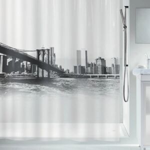 Spirella 3478680075743 Douchegordijn - Waterdicht PEVA Zwart & Wit Spirella 3478680075743 Douchegordijn - Waterdicht PEVA Zwart & Wit