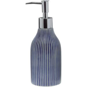 Spirella Mykonos Ceramic Blue Soap Dispenser - Bathroom Accessory Spirella Mykonos Ceramic Blue Soap Dispenser - Bathroom Accessory