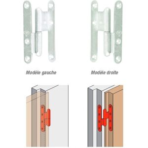 TORBEL Modèle J532800 - Charnière bois gauche 90° - Publicité TORBEL Modèle J532800 - Charnière bois gauche 90° - Publicité