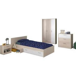 Parisot Charly 12 Kinderzimmer-Set - Kleiderschrank, Bett, Schublade, Kommode Parisot Charly 12 Kinderzimmer-Set - Kleiderschrank, Bett, Schublade, Kommode