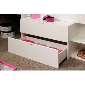 Parisot Milky 17 Weiß Hochbett & Schreibtisch - Schlafzimmer-Set Parisot Milky 17 Weiß Hochbett & Schreibtisch - Schlafzimmer-Set