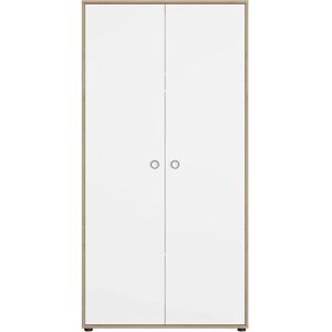 GALIPETTE Arthur Armoire - Chêne artisan / blanc - 2 portes, fermeture douce - Publicité GALIPETTE Arthur Armoire - Chêne artisan / blanc - 2 portes, fermeture douce - Publicité