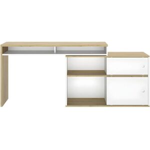 GAMI MODULA Bureau - Réglable, 45cm Marron (chêne artisan, blanc) - Bureau - Publicité GAMI MODULA Bureau - Réglable, 45cm Marron (chêne artisan, blanc) - Bureau - Publicité