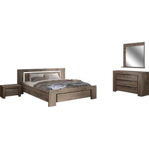 GAMI Brugge Schlafzimmer-Set - Spanplatte, 160x200cm - Made in Europe GAMI Brugge Schlafzimmer-Set - Spanplatte, 160x200cm - Made in Europe