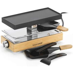 Naturamix Raclette/Grill - 2 Personnes - Finition Bois - Raclette/Grill - Publicité Naturamix Raclette/Grill - 2 Personnes - Finition Bois - Raclette/Grill - Publicité
