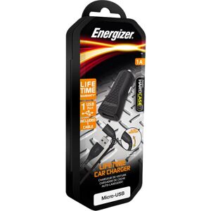 Chargeur voiture Energizer DC1ALMCM - 5W, Micro USB, Garantie à vie - Publicité Chargeur voiture Energizer DC1ALMCM - 5W, Micro USB, Garantie à vie - Publicité