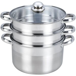 Cuiseur vapeur Essentiel B Inox 24cm, 3 paniers Cuiseur vapeur Essentiel B Inox 24cm, 3 paniers