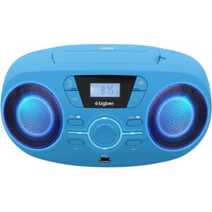 Bigben CD61BLUSB Lecteur CD Portable - Radio, USB, Bleu - Publicité Bigben CD61BLUSB Lecteur CD Portable - Radio, USB, Bleu - Publicité