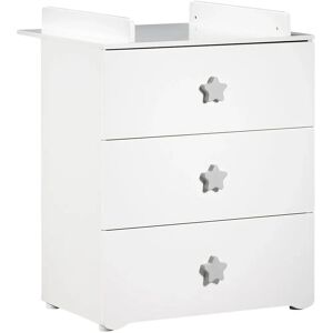 Commode à Langer Baby Price - 3 Tiroirs, Blanc - Baby Price Commode à Langer Baby Price - 3 Tiroirs, Blanc - Baby Price