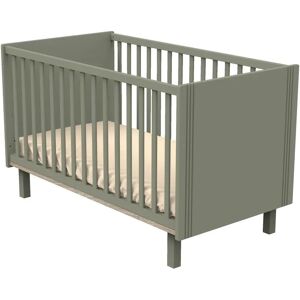 Lit bébé Sauthon Eléonore Kaki - Évolutif 140x70cm Lit bébé Sauthon Eléonore Kaki - Évolutif 140x70cm