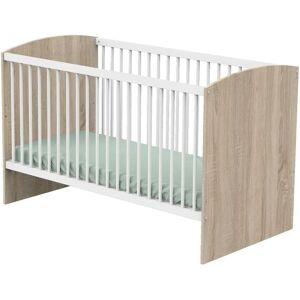 Lit bébé évolutif Little Big Bed - Blanc et bois Lit bébé évolutif Little Big Bed - Blanc et bois