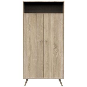 Armario de Madera Sauthon con 2 Puertas y 1 Nicho - Muebles para Habitación de Bebé Armario de Madera Sauthon con 2 Puertas y 1 Nicho - Muebles para Habitación de Bebé