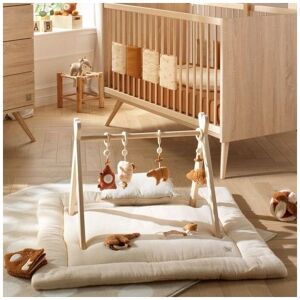 Tapis de Jeu Sauthon - Réversible, Double Coton, Motricité Tapis de Jeu Sauthon - Réversible, Double Coton, Motricité