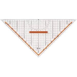 Règle et Équerre Transparentes Rotring S0699270 - Outil de Géométrie Professionnel Règle et Équerre Transparentes Rotring S0699270 - Outil de Géométrie Professionnel