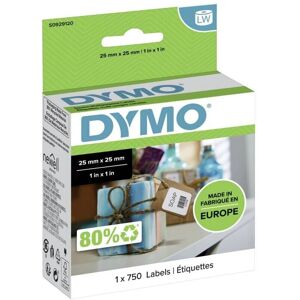 Dymo Labelwriter White Multi-Purpose Labels - 25x25mm - S0929120 Dymo Labelwriter White Multi-Purpose Labels - 25x25mm - S0929120